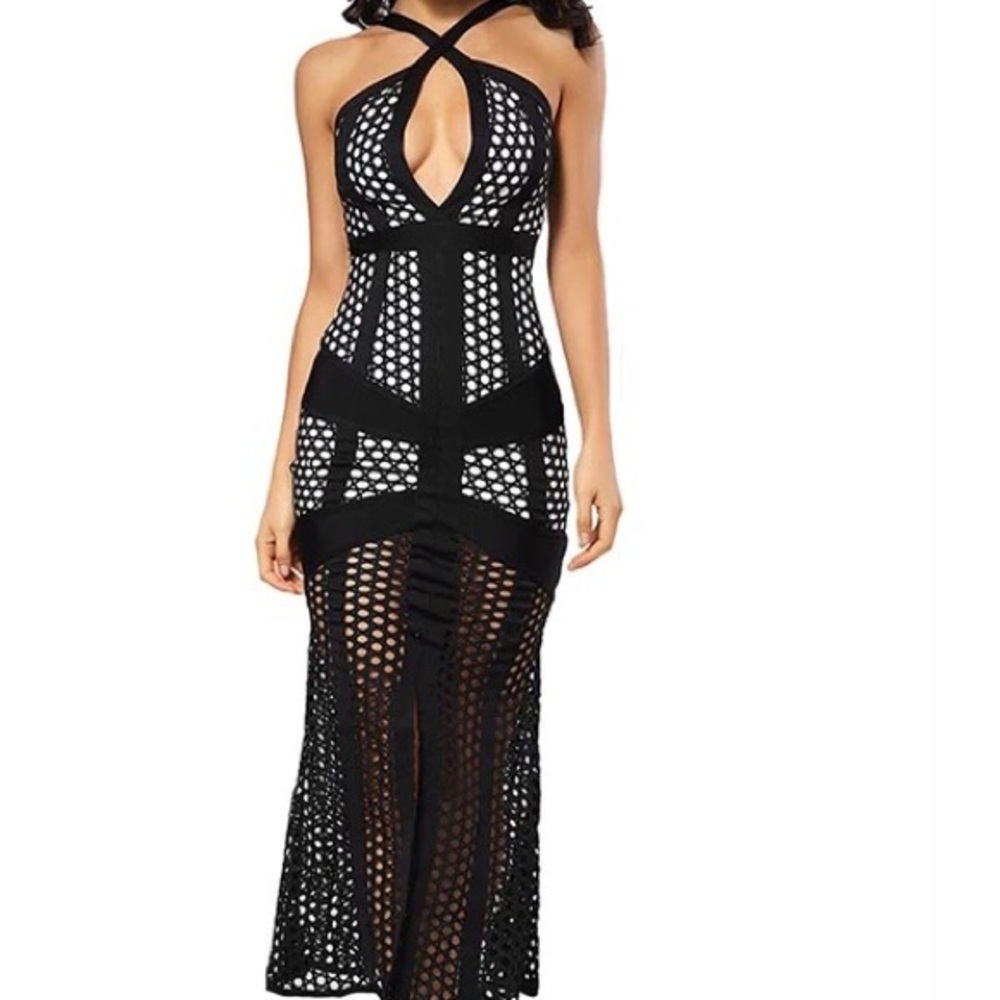 Lace bandage dress